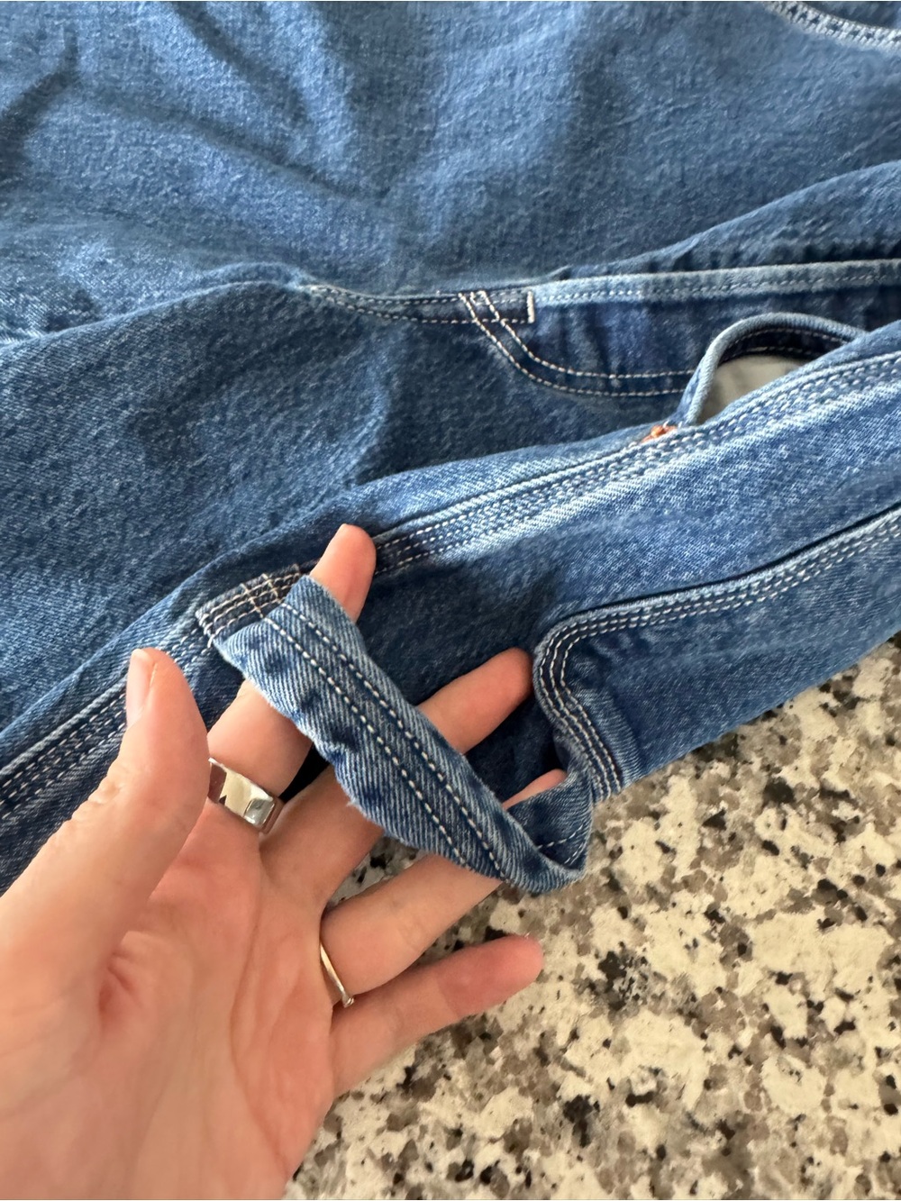 Levi's Ribcage Straight Belt Loop Big E Size 28x27 Button Fly Retro Grunge - Picture 6 of 15